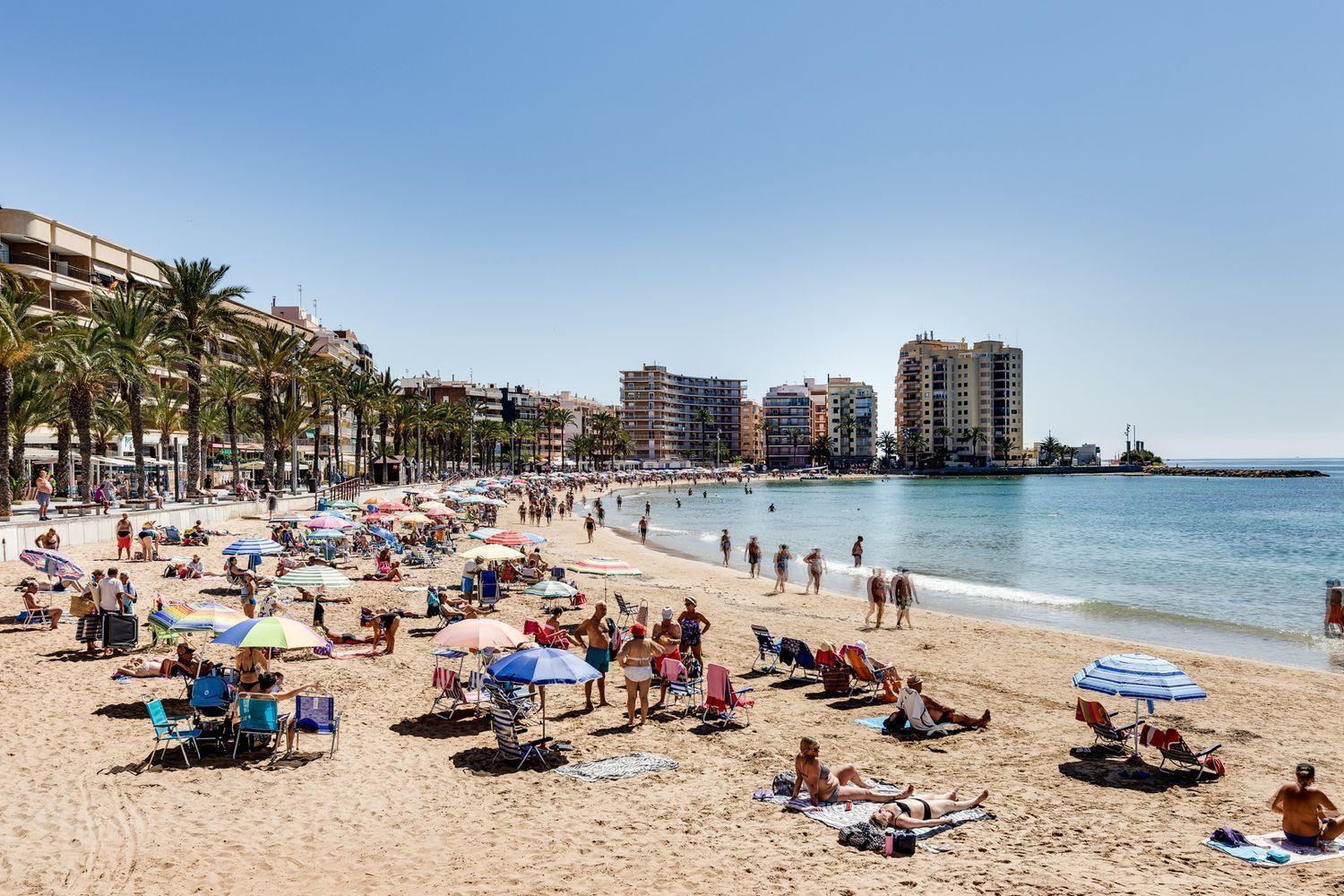 Studio Apartment Santana Habaneras - 18 At Beach With Garage, Pool And Lift Torrevieja Exteriér fotografie